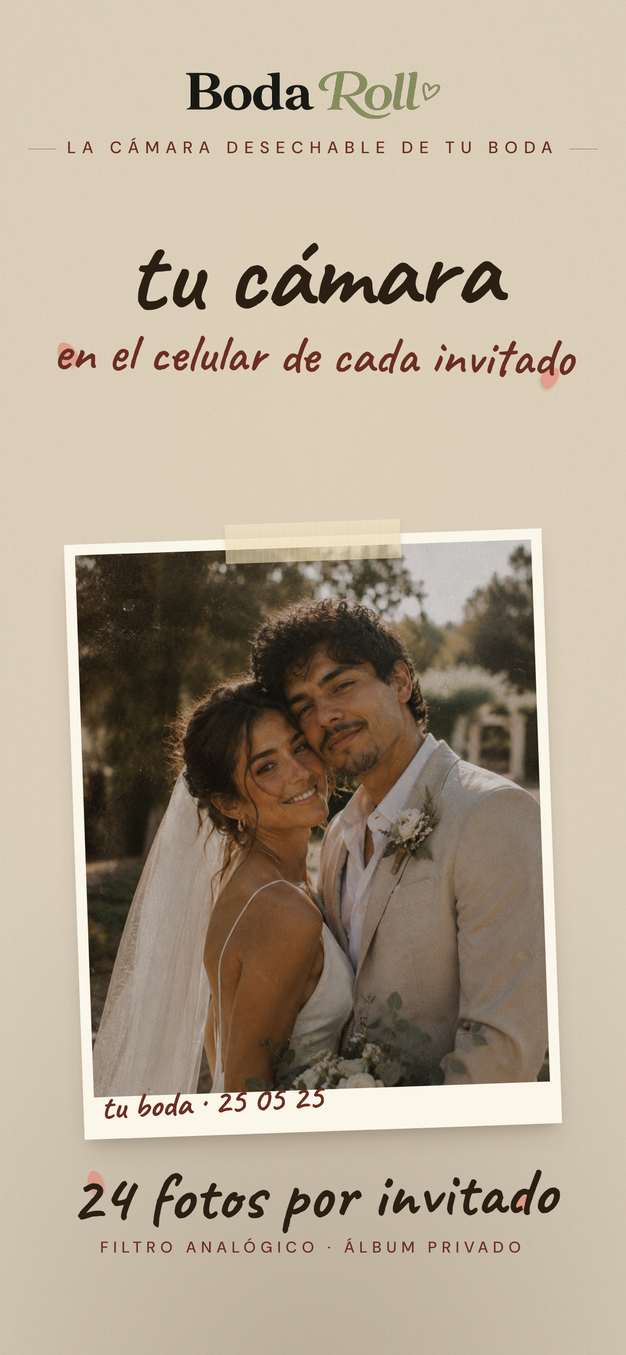 Tu cámara en el celular de cada invitado