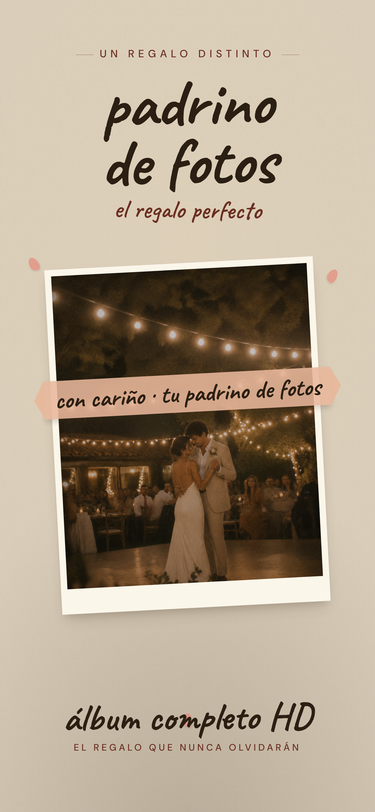 Padrino de fotos — el regalo perfecto